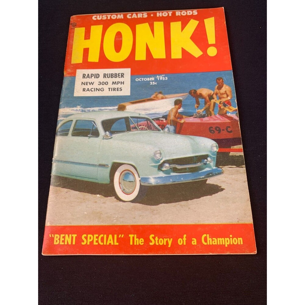 HONK! October 1953 Custom Cars Hot Rods  Rare Publication